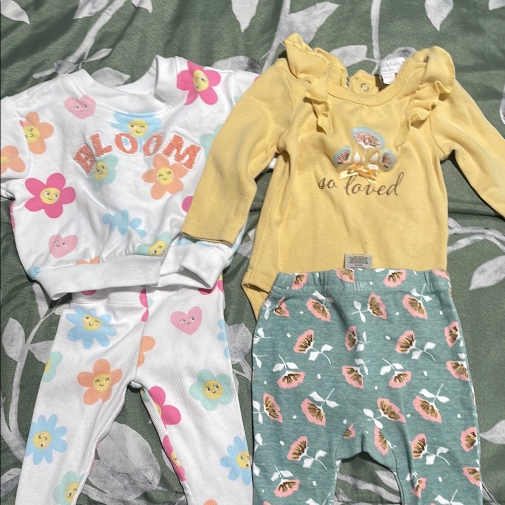 Two  Baby Outfit Sets